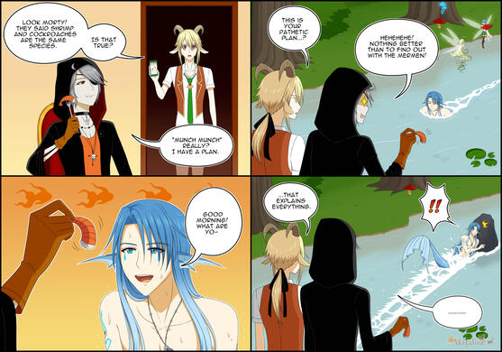 Shrimp and Cockroach